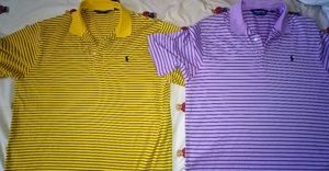 Vintage Ralph Lauren Polo mens golf shirts size L